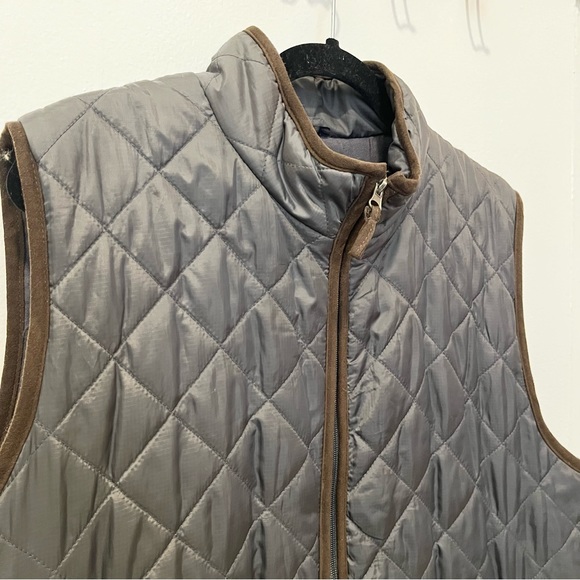 TRICOT ST RAFAEL puffer vest xl grey - Picture 3 of 5